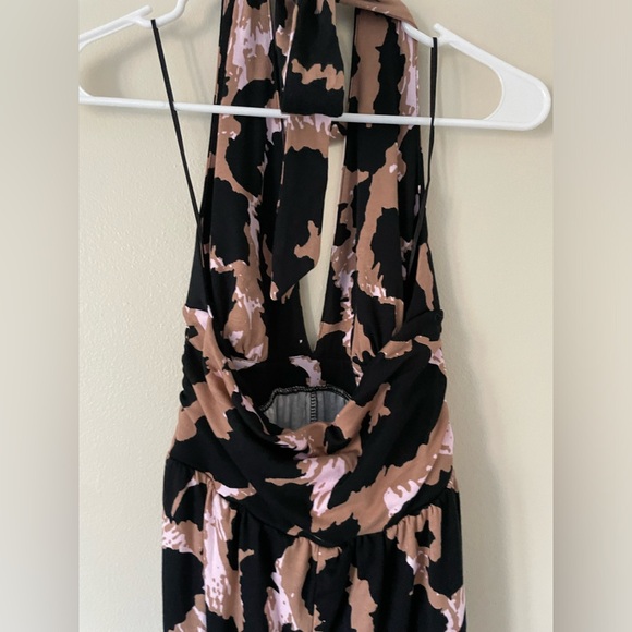 NWT Diane Von Furstenberg Floral Halter Jumpsuit - Picture 9 of 11